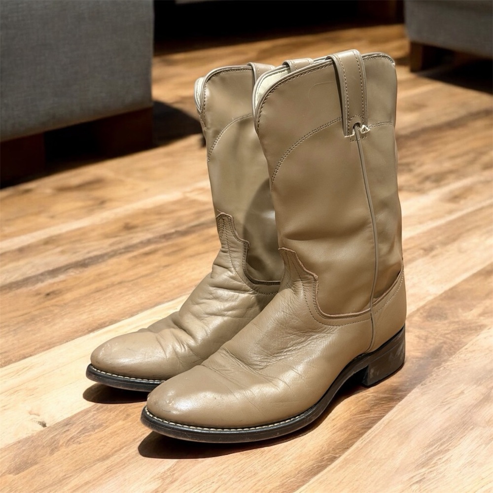 Laredo Tan Cowboy Western Boots